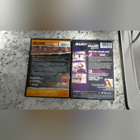 Jillian Michaels Lot of 2 DVDs Ripped in 30 + Killer Abs - Picture 7 of 7